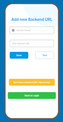 Add Your Own Backend URL